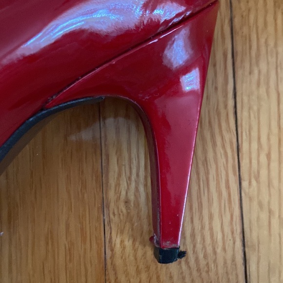 Stuart Weitzman “Quasar” Leather Open Toed Heels - Picture 15 of 15